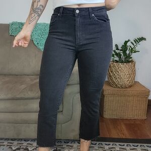 Paige Colette Crop Flare Jeans Size 31